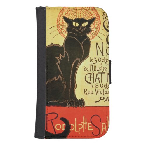 Reopening of the Chat Noir Cabaret 1896 colour l Galaxy S4 Wallet Case