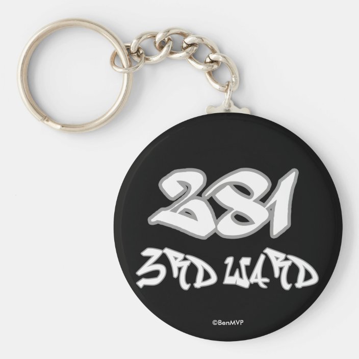 Rep 3rd Ward (281) Key Chain