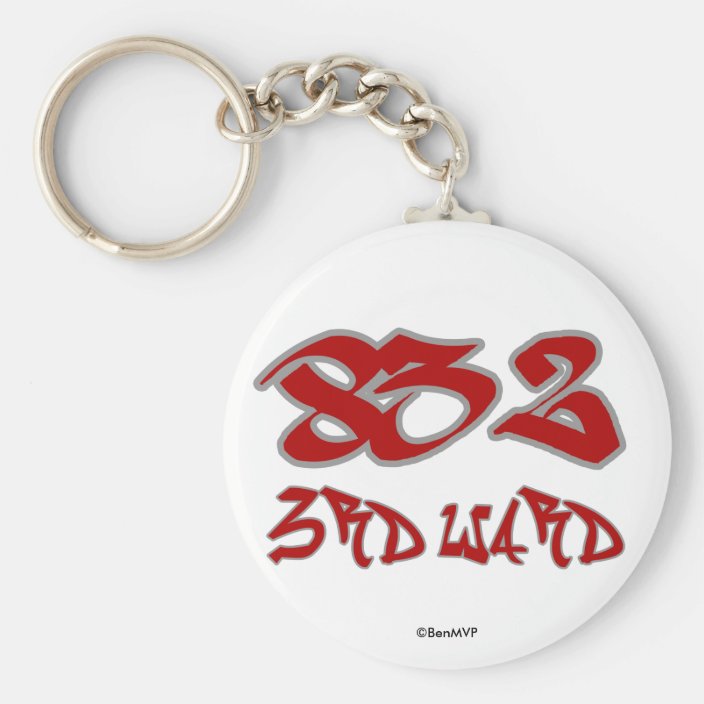 Rep 3rd Ward (832) Key Chain