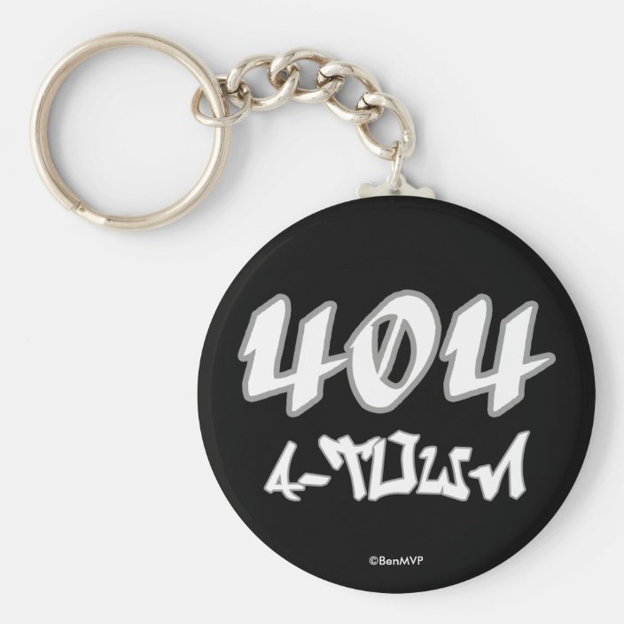 Rep A-Town (404) Keychain