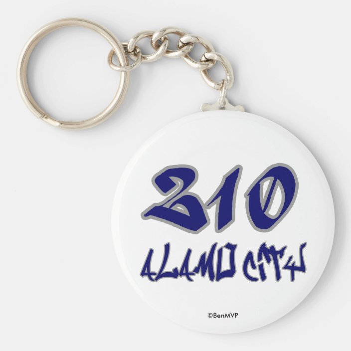 Rep Alamo City (210) Keychain