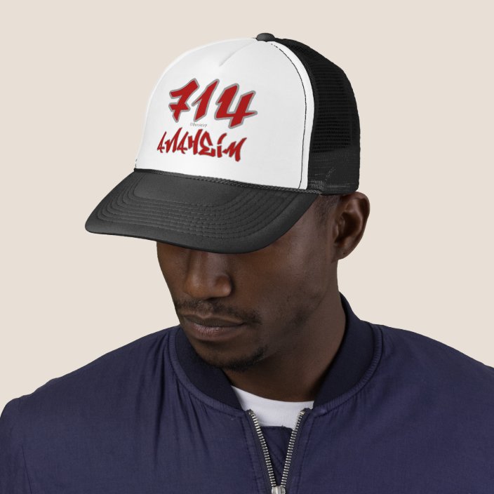 Rep Anaheim (714) Mesh Hat