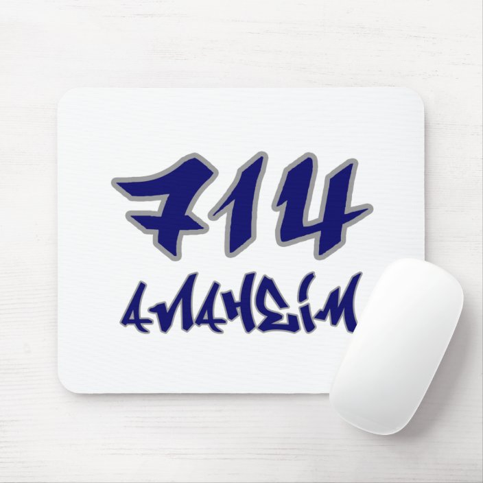Rep Anaheim (714) Mouse Pad