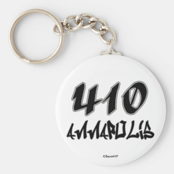 Rep Annapolis (410) Key Chain