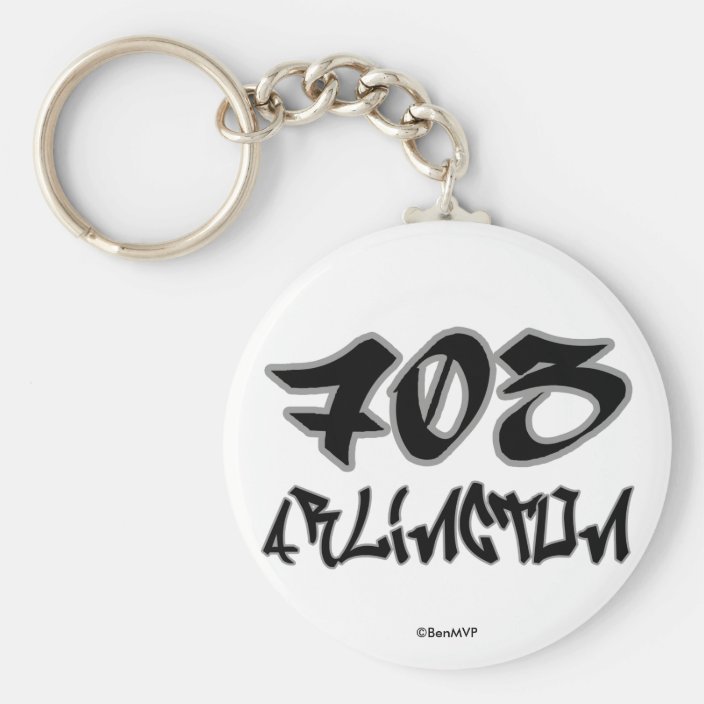 Rep Arlington (703) Keychain