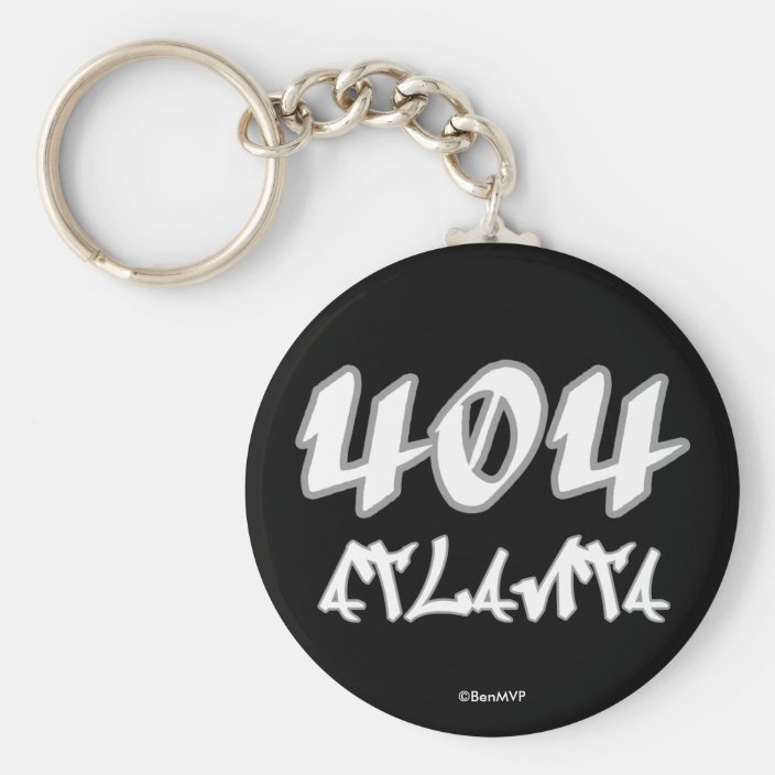 Rep Atlanta (404) Key Chain