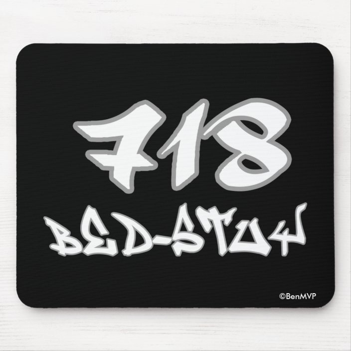 Rep Bed-Stuy (718) Mouse Pad