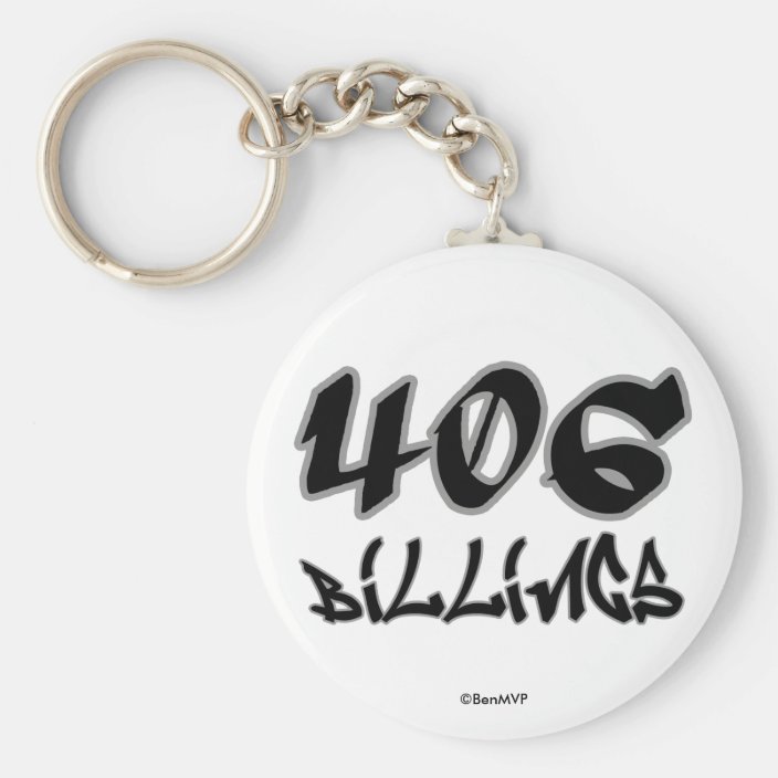 Rep Billings (406) Key Chain