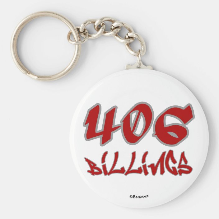 Rep Billings (406) Keychain