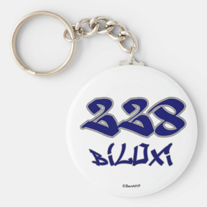 Rep Biloxi (228) Key Chain