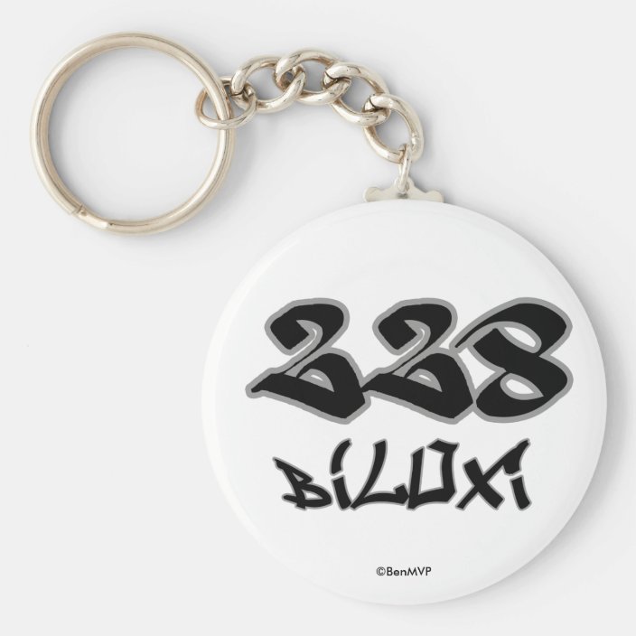 Rep Biloxi (228) Key Chain