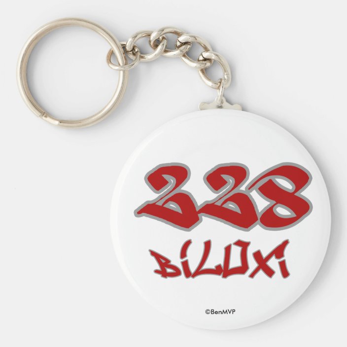 Rep Biloxi (228) Keychain