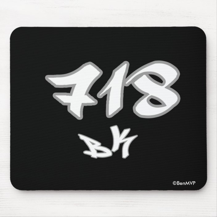 Rep BK (718) Mouse Pad