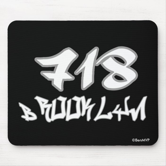 Rep Brooklyn (718) Mousepad