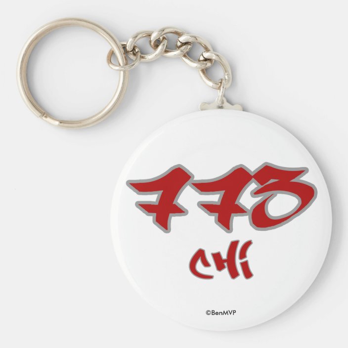 Rep Chi (773) Key Chain