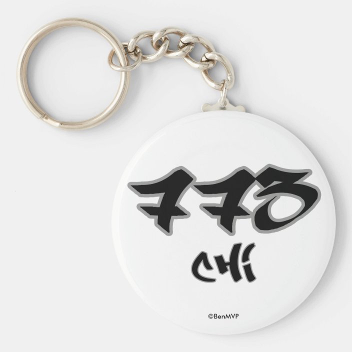 Rep Chi (773) Keychain