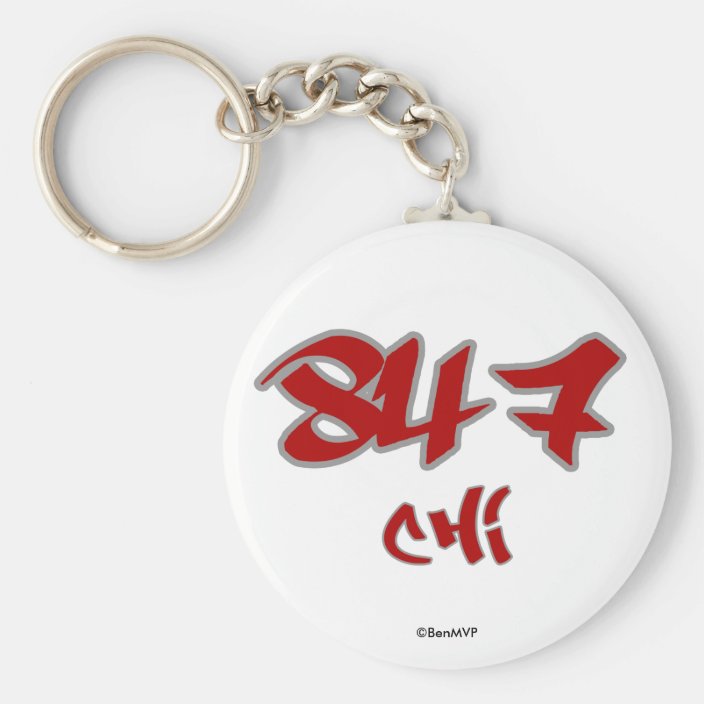 Rep Chi (847) Key Chain