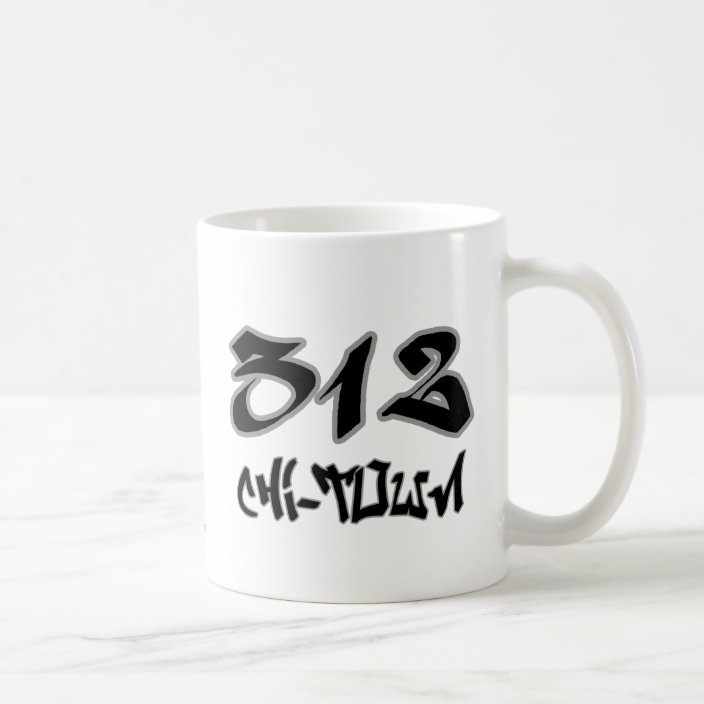 Rep Chi-Town (312) Coffee Mug