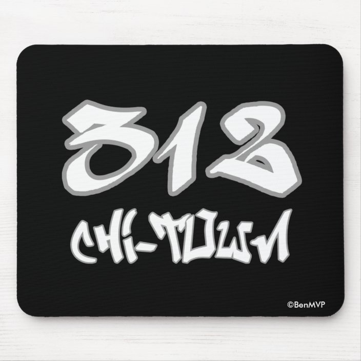 Rep Chi-Town (312) Mouse Pad