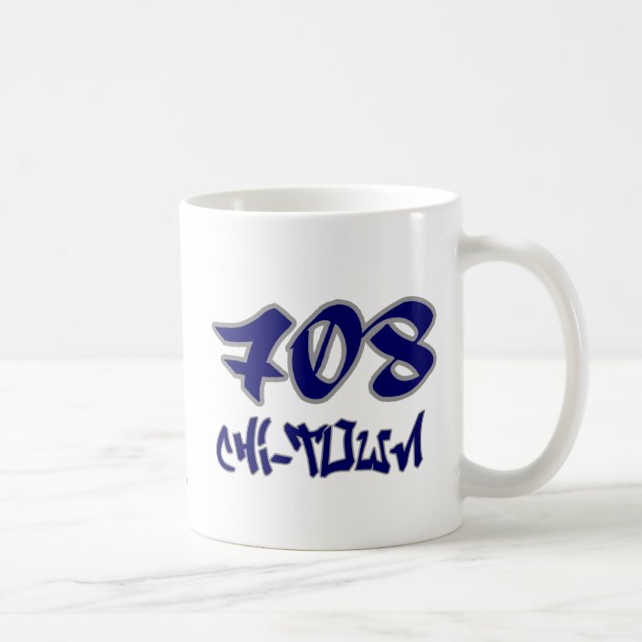 Rep Chi-Town (708) Coffee Mug