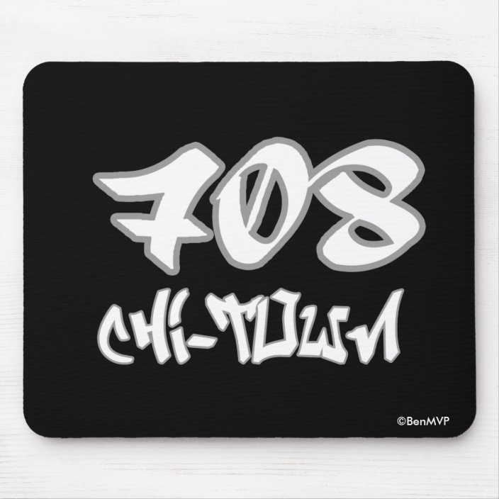Rep Chi-Town (708) Mouse Pad