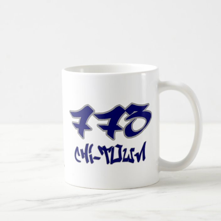 Rep Chi-Town (773) Coffee Mug