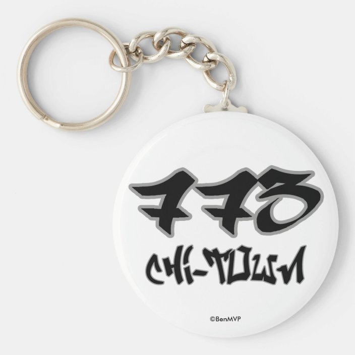 Rep Chi-Town (773) Key Chain