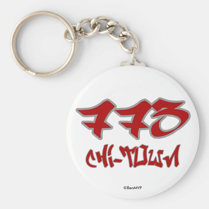 Rep Chi-Town (773) Keychain