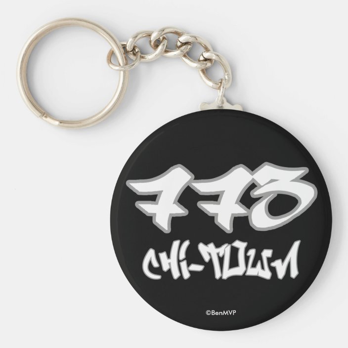 Rep Chi-Town (773) Keychain