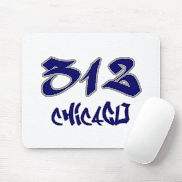 Rep Chicago (312) Mouse Pad