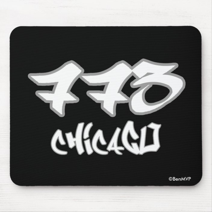 Rep Chicago (773) Mousepad