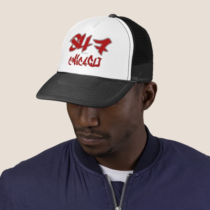 Rep Chicago (847) Mesh Hat