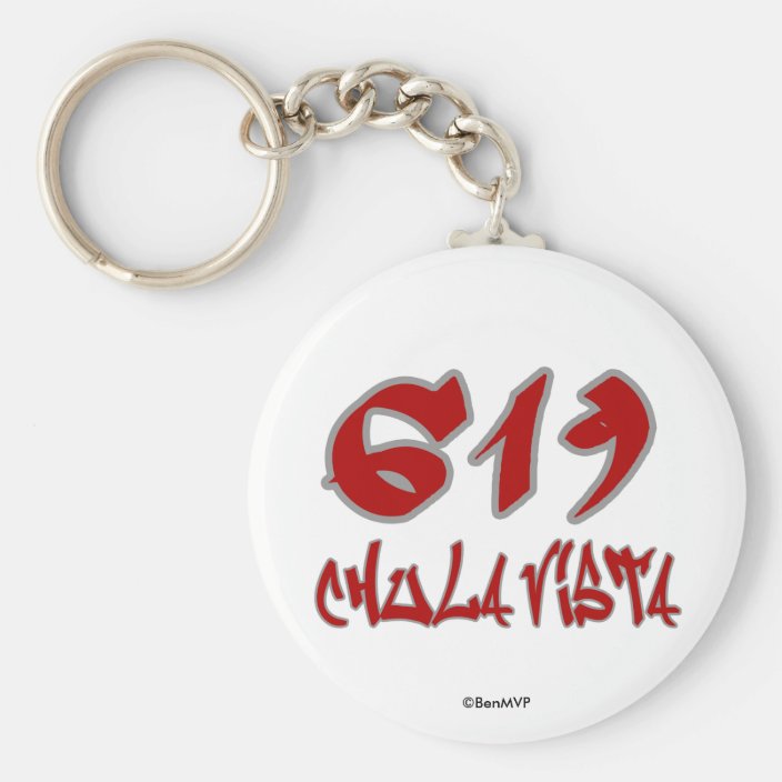 Rep Chula Vista (619) Key Chain