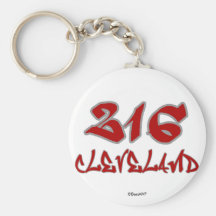 Rep Cleveland (216) Keychain
