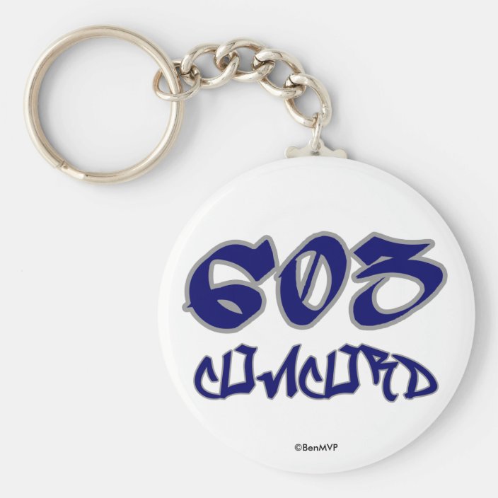 Rep Concord (603) Keychain
