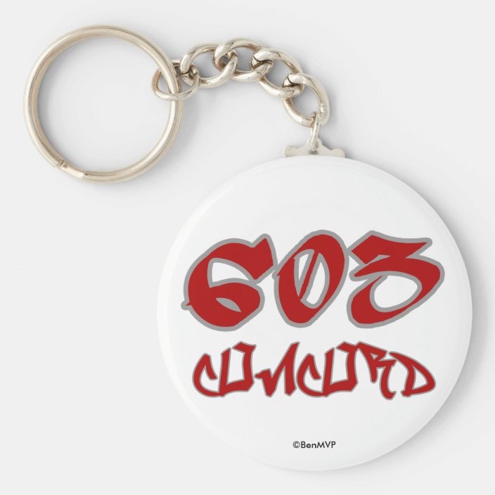 Rep Concord (603) Keychain