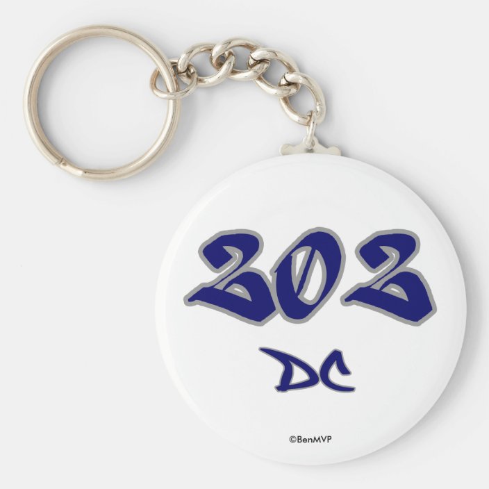 Rep DC (202) Key Chain