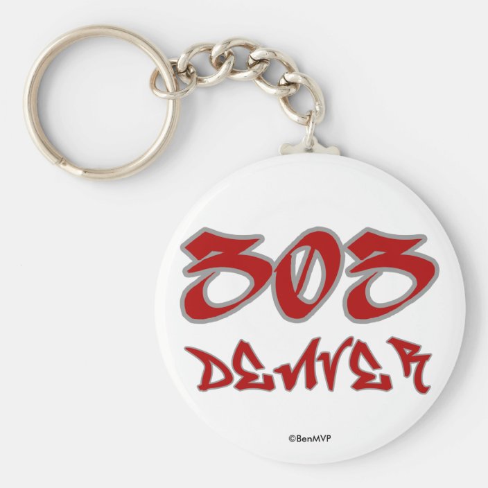 Rep Denver (303) Keychain