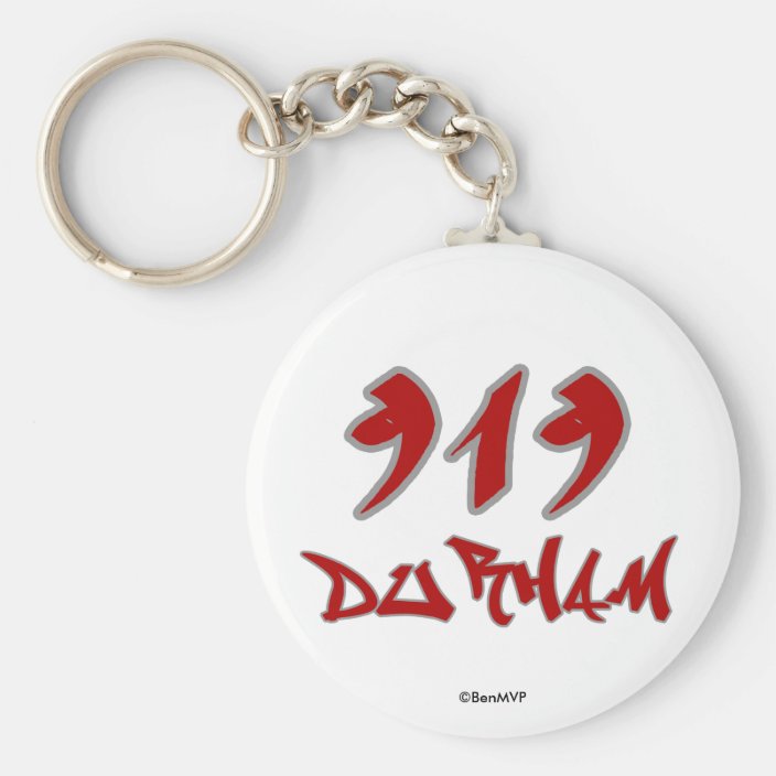 Rep Durham (919) Key Chain