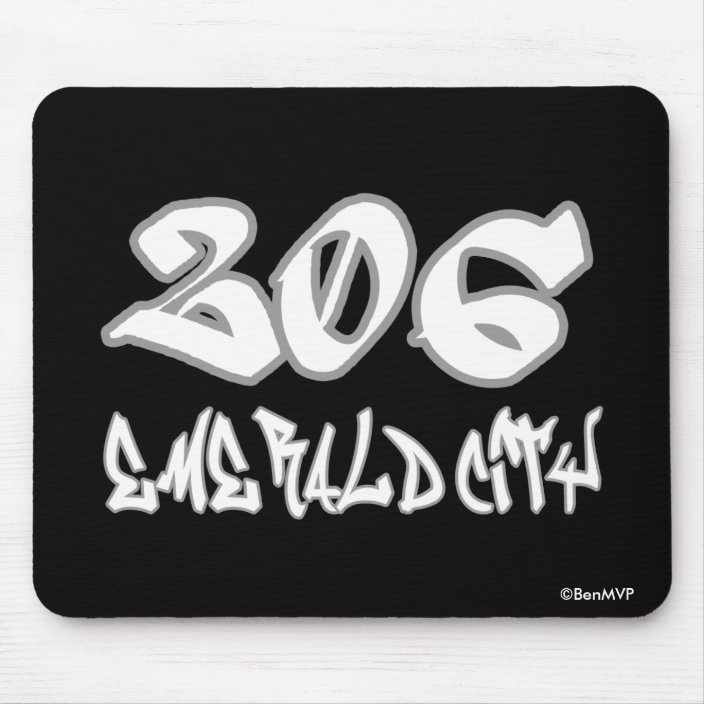 Rep Emerald City (206) Mouse Pad