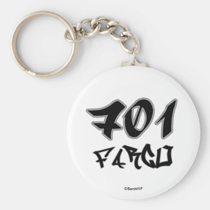 Rep Fargo (701) Key Chain
