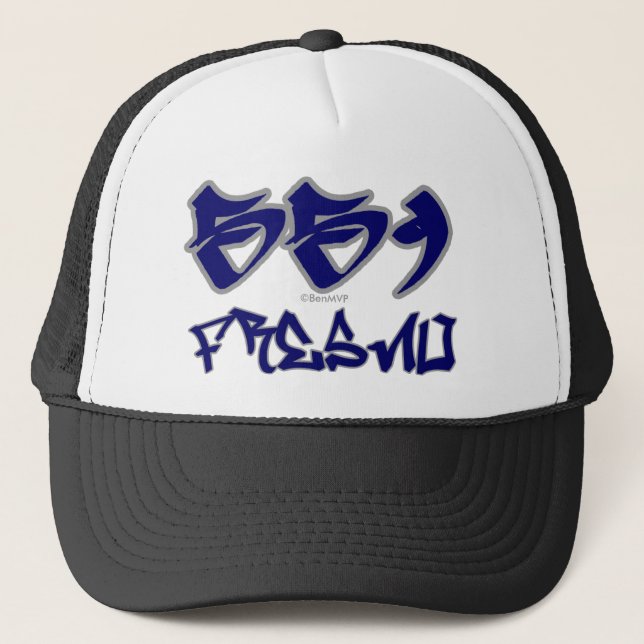 Rep Fresno (559) Trucker Hat (Front)