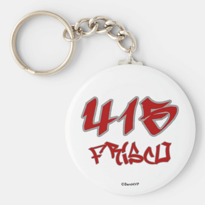 Rep Frisco (415) Key Chain