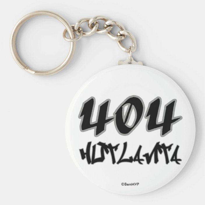 Rep Hotlanta (404) Key Chain