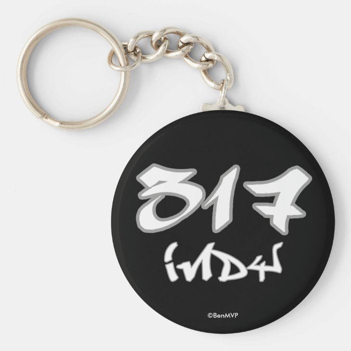 Rep Indy (317) Key Chain