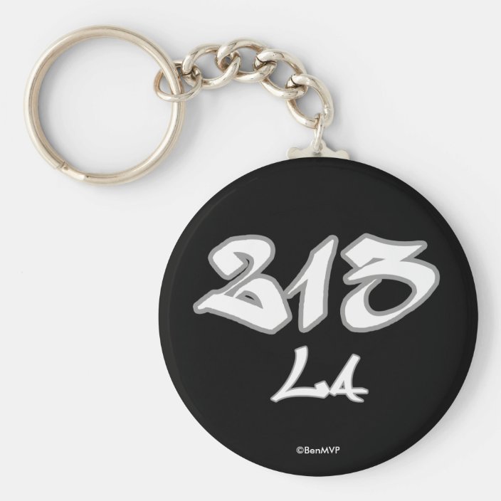 Rep LA (213) Key Chain