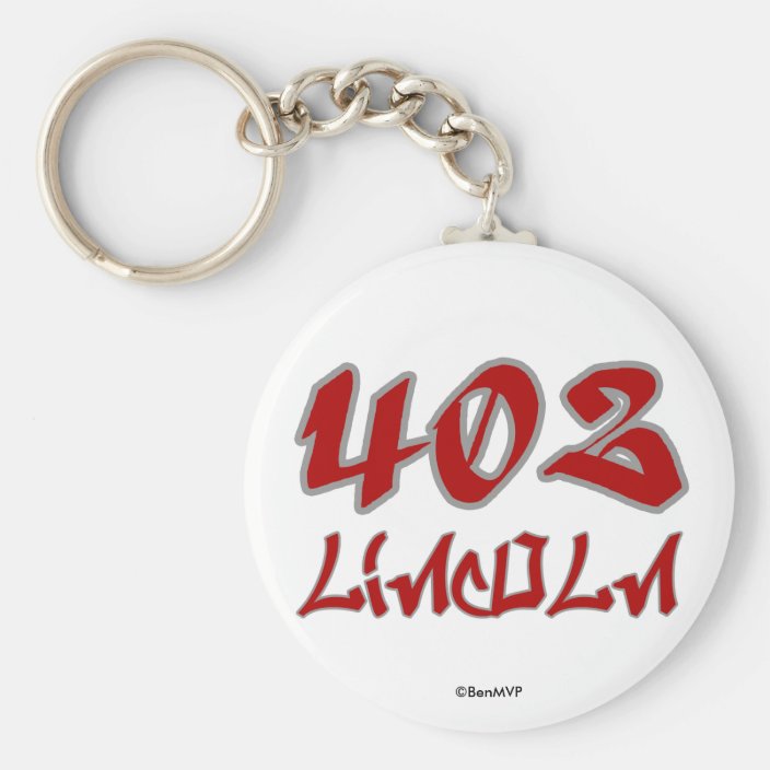 Rep Lincoln (402) Key Chain