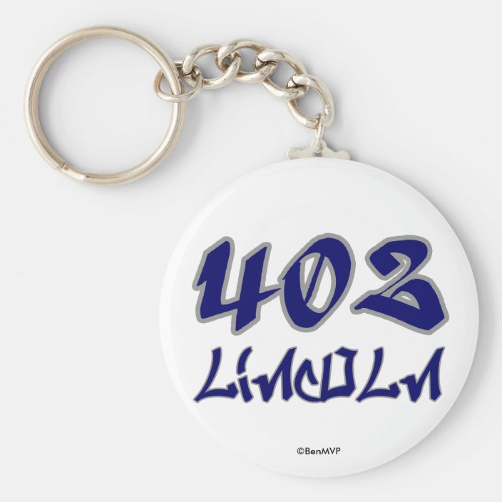 Rep Lincoln (402) Keychain