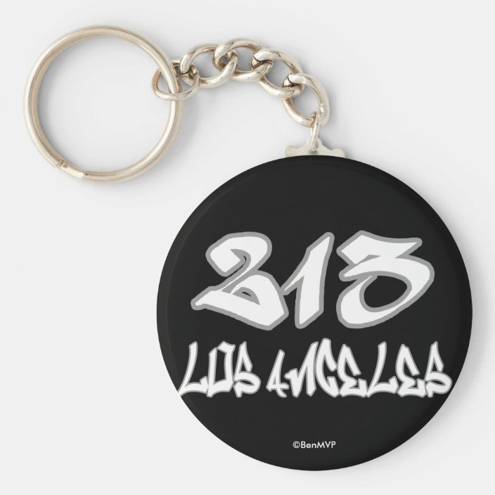Rep Los Angeles (213) Key Chain