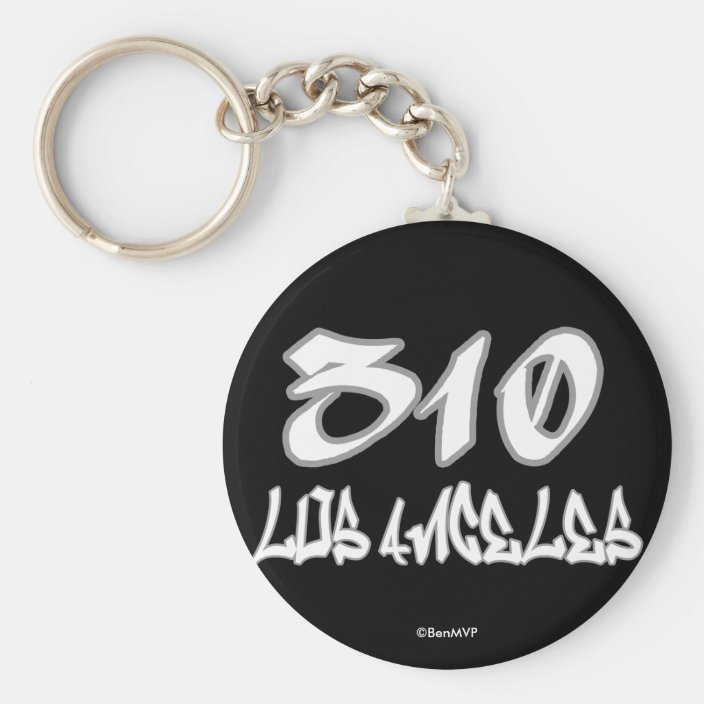 Rep Los Angeles (310) Keychain